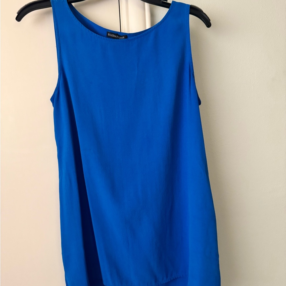 Eileen Fisher Vibrant Blue Tank Top